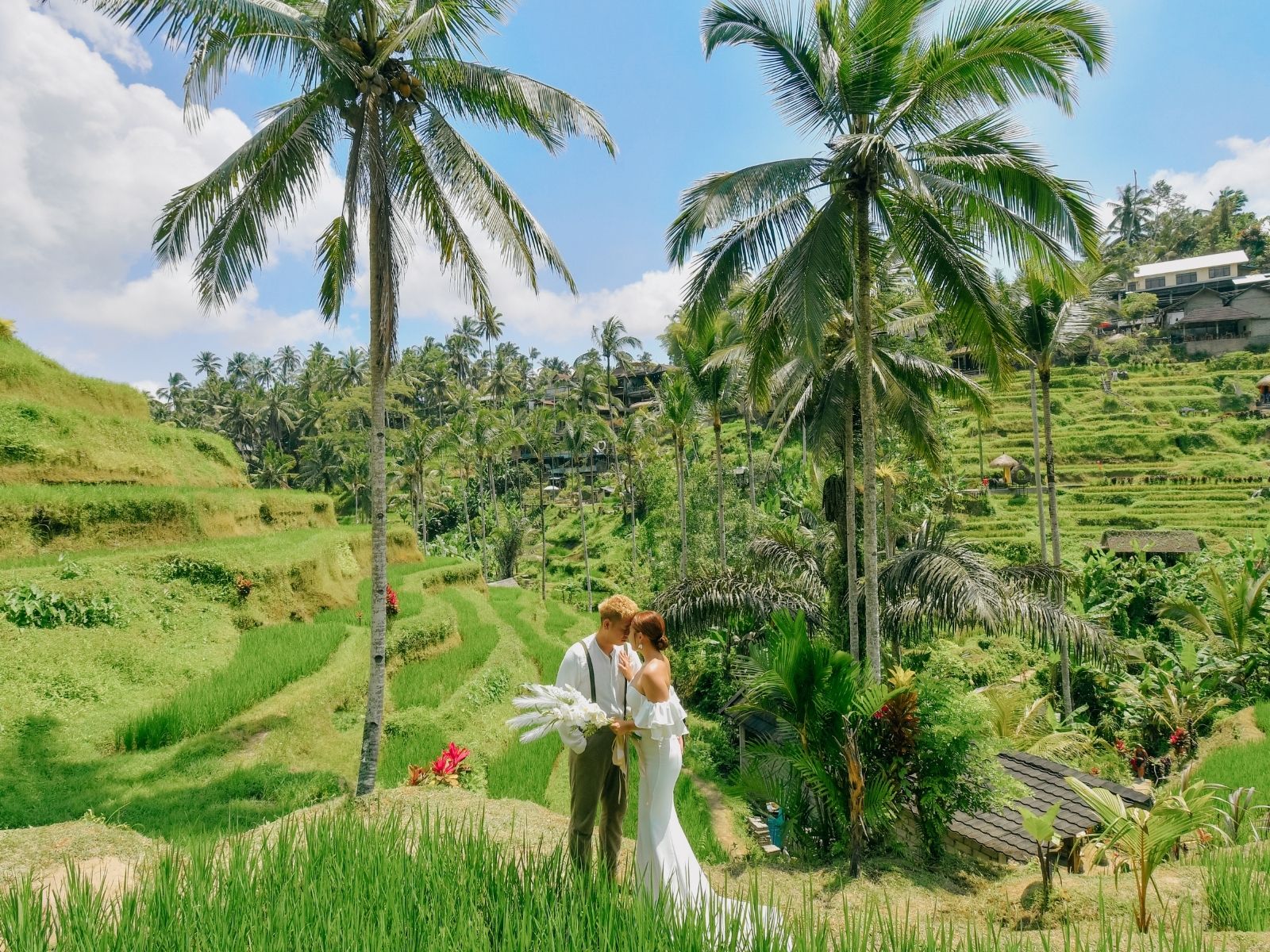 バリ島ライステラスでフォトウェディング作例