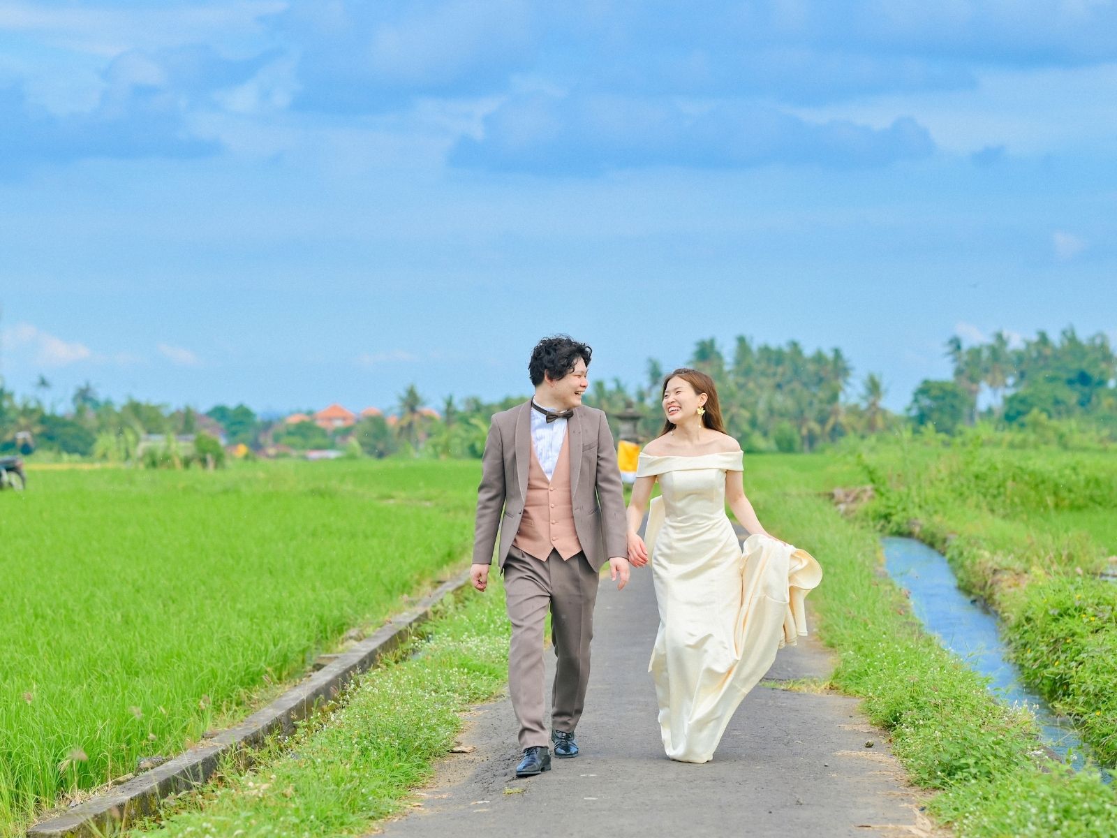 バリ島ウブドでフォトウェディング作例